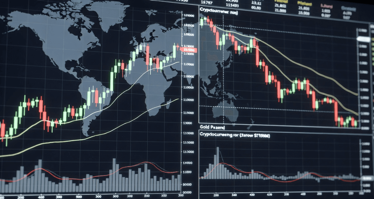 Gold leading global markets as crypto lags in a shifting macro environment.